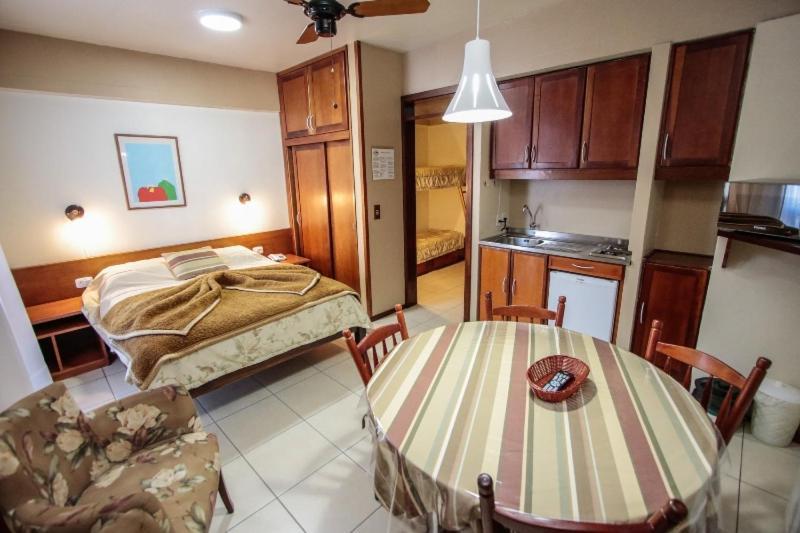 Flat No Residencial Pousada Serrano Centro Gramado Ngoại thất bức ảnh